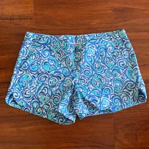 Lily Pulitzer multi colored shorts size 00